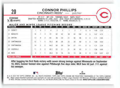 Connor Phillips - #20 - 2024 Topps Chrome - Topps