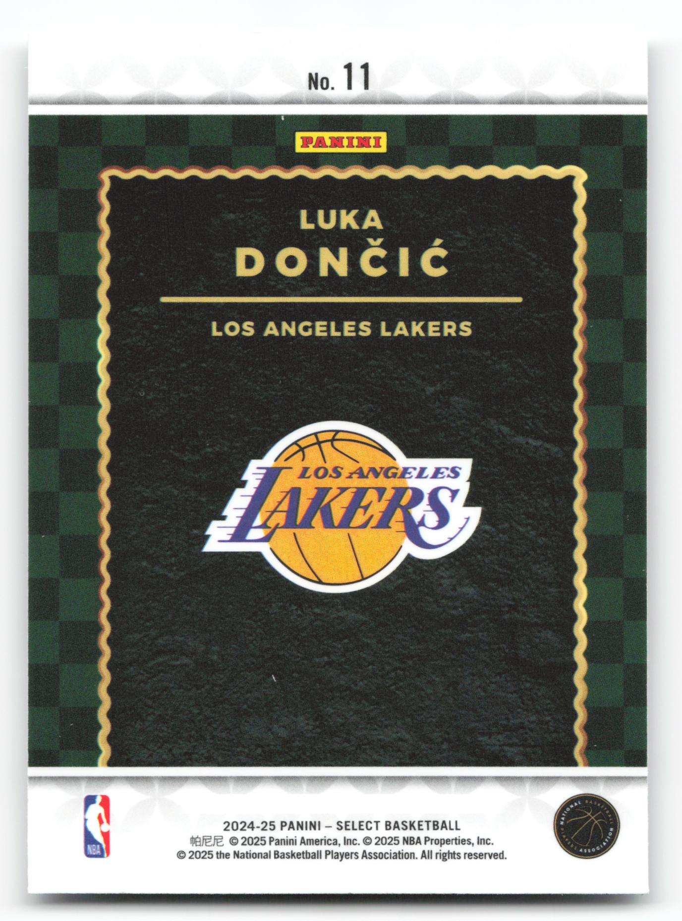 Luka Doncic - #11 - 2024-25 Panini Select - Panini