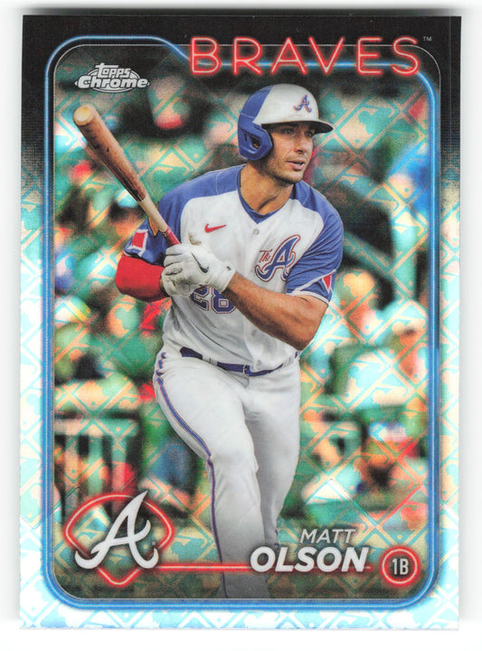 Matt Olson - #23 - 2024 Topps Chrome - Topps