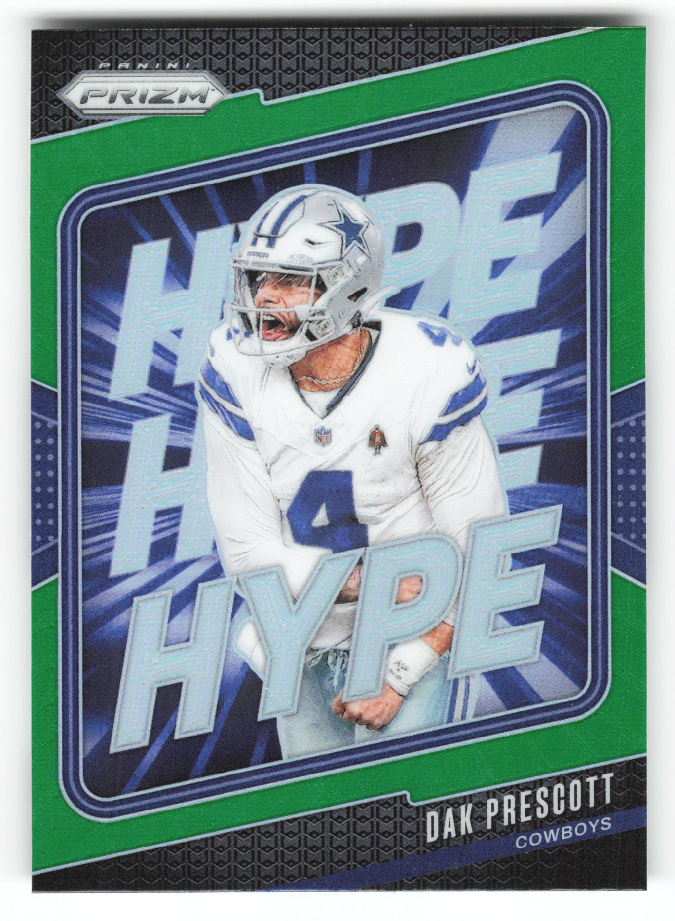 2024 Panini Prizm - Hype Green Prizm #1 Dak Prescott