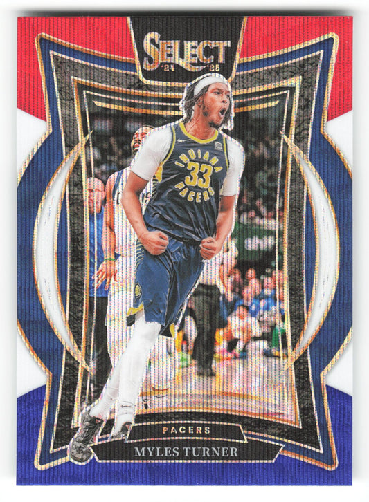 Myles Turner - #4 - 2024-25 Panini Select - Select