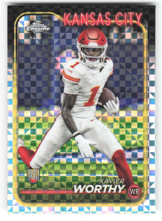 Xavier Worthy - #208 - 2024 Topps Chrome - Topps