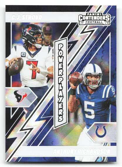Anthony Richardson / C.J. Stroud - #5 - 2024 Panini Contenders - Panini