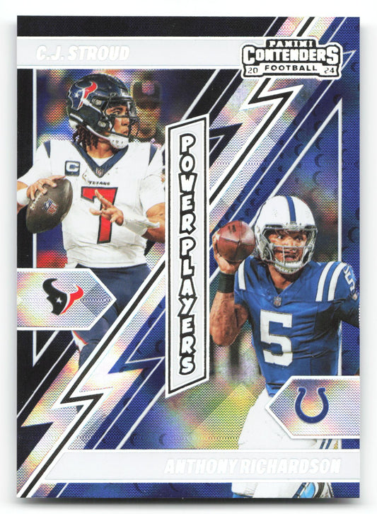 Anthony Richardson / C.J. Stroud - #5 - 2024 Panini Contenders - Panini