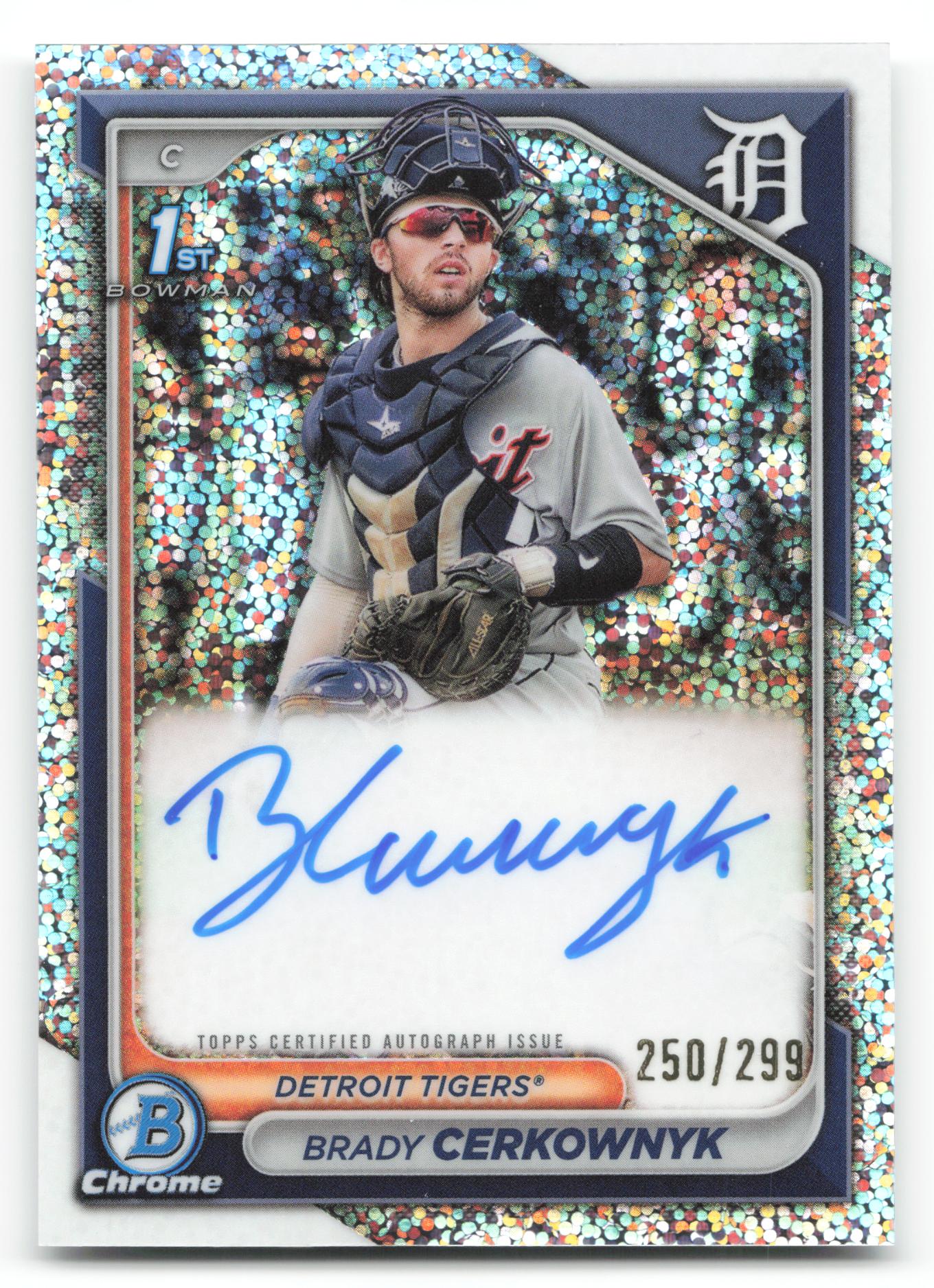 Brady Cerkownyk - #CPA-BCE - 2024 Bowman Chrome - Bowman