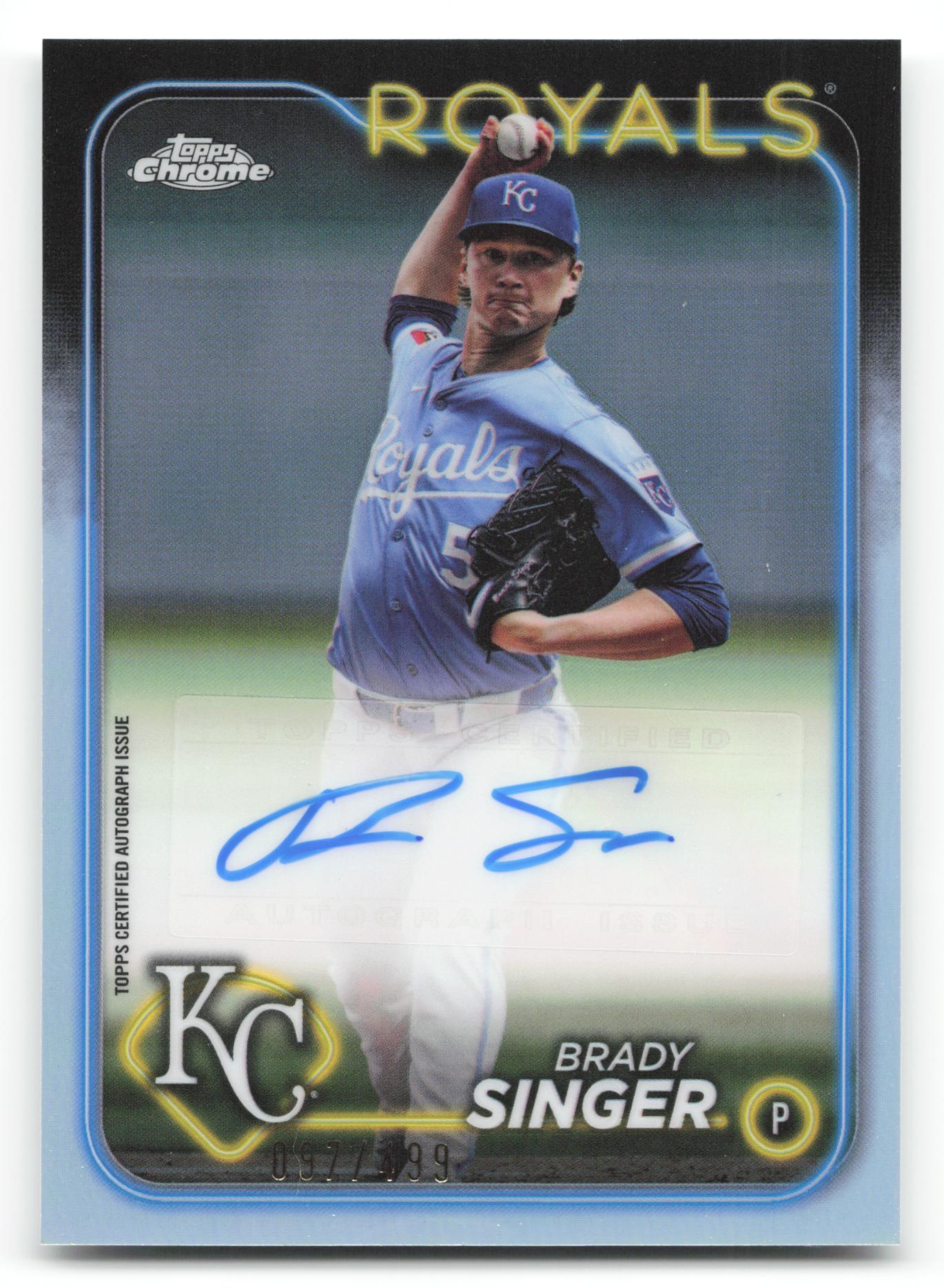 Brady Singer - #AC-BS - 2024 Topps Chrome Update - Topps