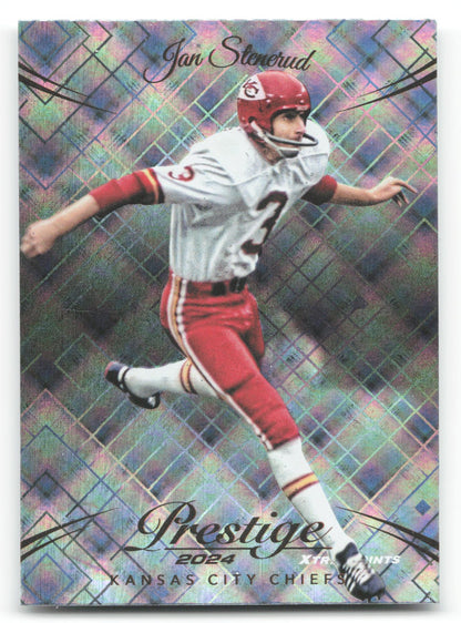 2024 Panini Prestige #153 Jan Stenerud Diamond Xtra Points