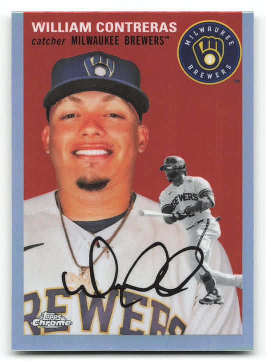 2023 Topps Chrome Platinum Anniversary #225 William Contreras Refractor