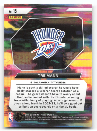 2021-22 Panini Prizm #15 Tre Mann Instant Impact