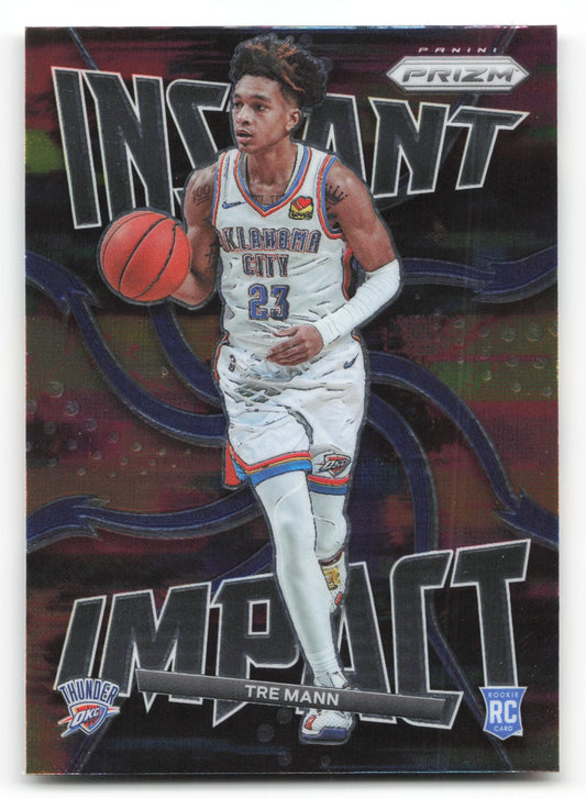 2021-22 Panini Prizm #15 Tre Mann Instant Impact