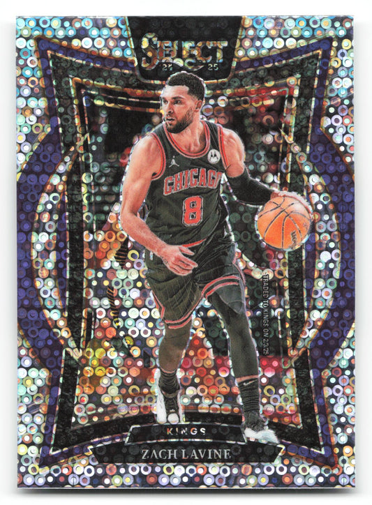 2024-25 Panini Select #10 Zach LaVine Disco Prizm