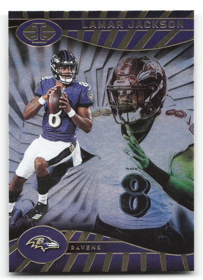 Lamar Jackson - #7 - 2024 Panini Illusions - Panini