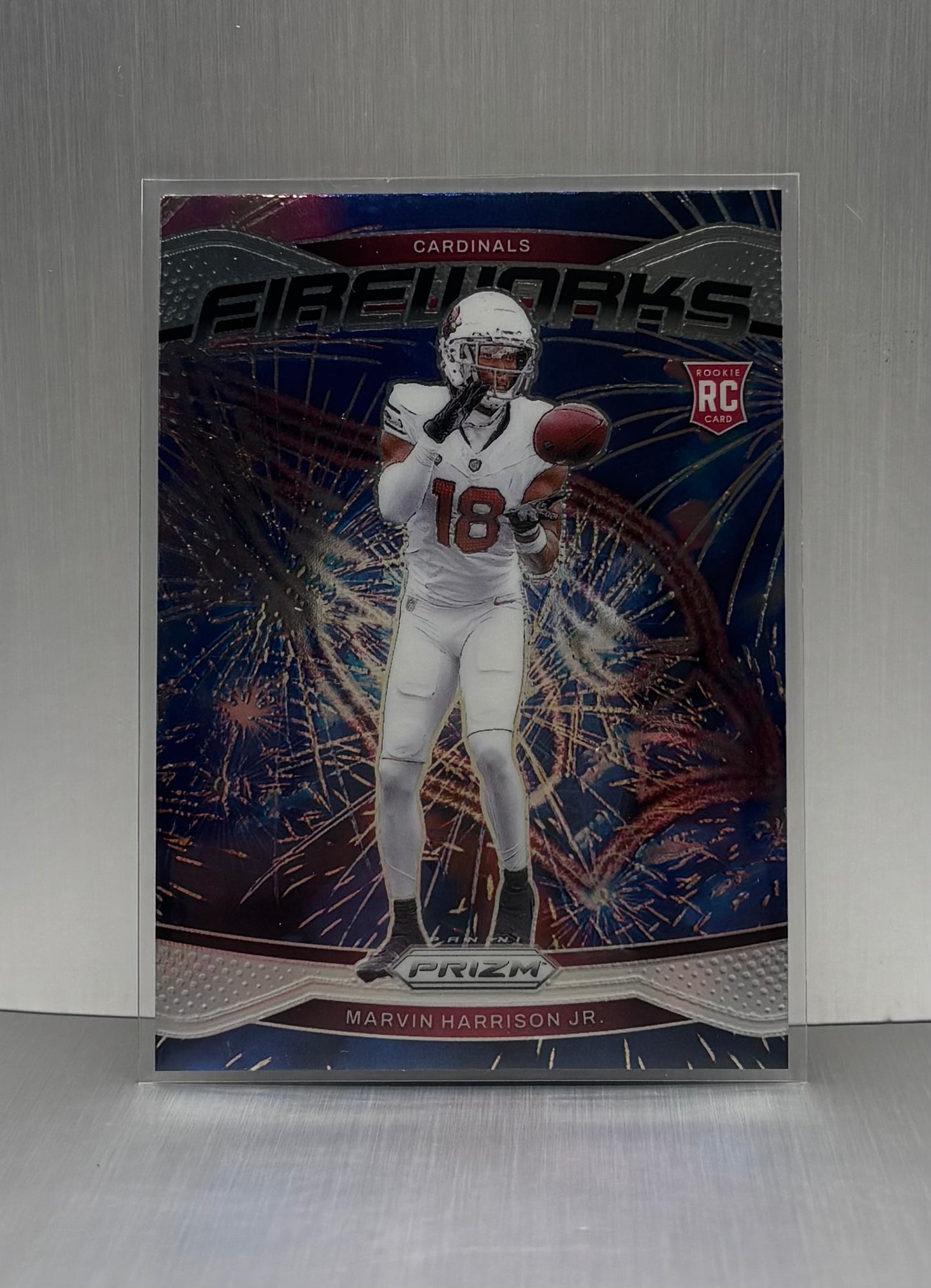 2024 Panini Prizm Fireworks #20 Marvin Harrison Jr. Rookie Card