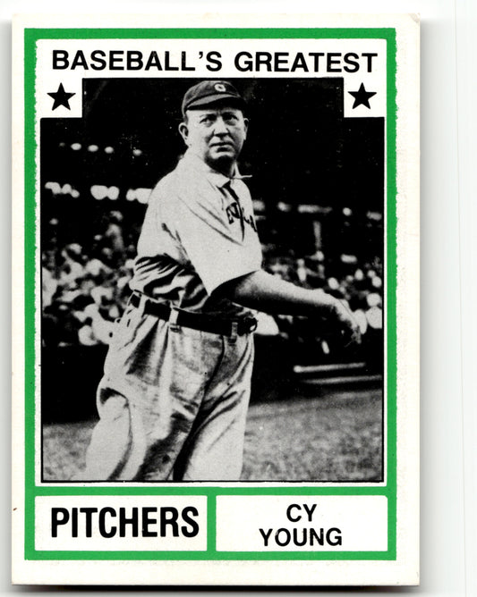 Cy Young - #16 - 1982 TCMA Baseball's Greatest Pitchers (Tan Backs) - TCMA