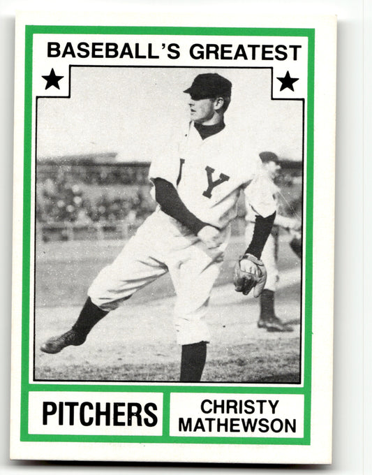 1982 TCMA Baseball's Greatest Pitchers (White Backs) #33 Christy Mathewson