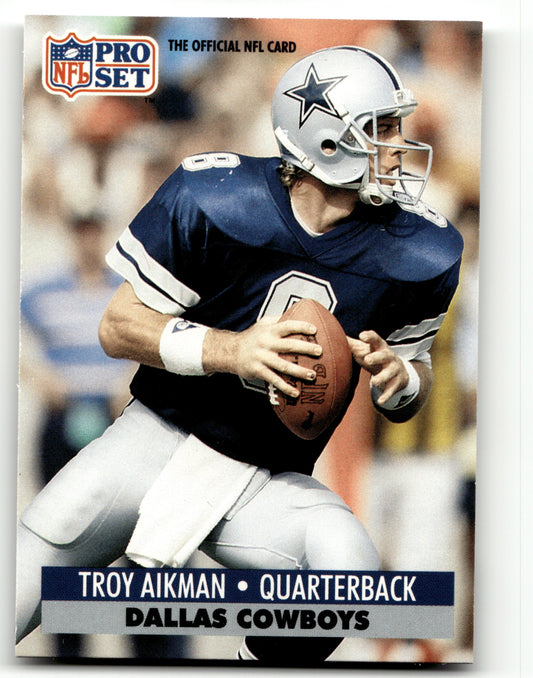 Troy Aikman - #46 - 1991 Pro Set Spanish -