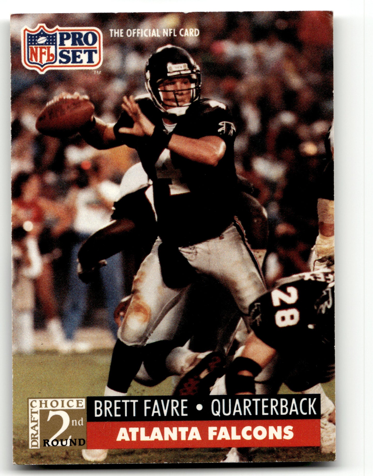 Brett Favre - #262 - 1991 Pro Set Spanish -