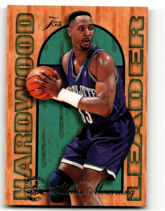 Alonzo Mourning - #3 - 1995-96 Fleer - Fleer