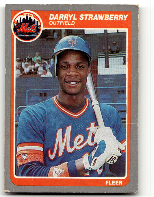 Darryl Strawberry - #93 - 1985 Fleer - Fleer