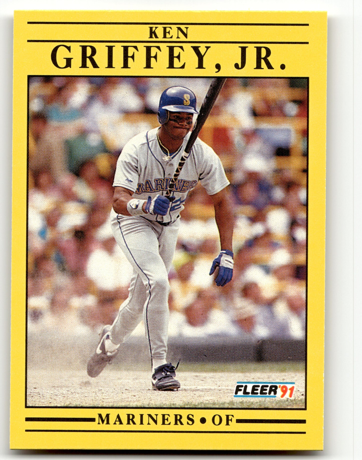 Ken Griffey, Jr. - #450b - 1991 Fleer - Fleer