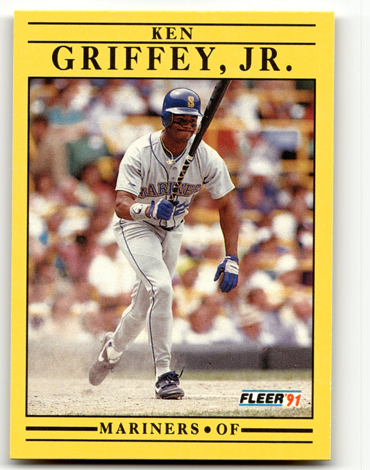 Ken Griffey, Jr. - #450b - 1991 Fleer - Fleer