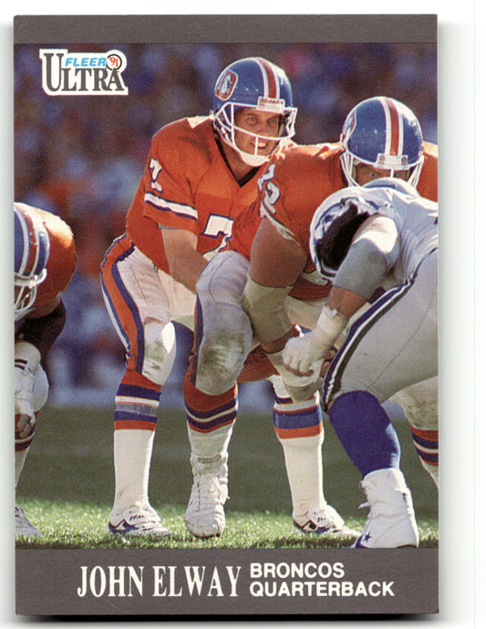 John Elway - #35 - 1991 Ultra -