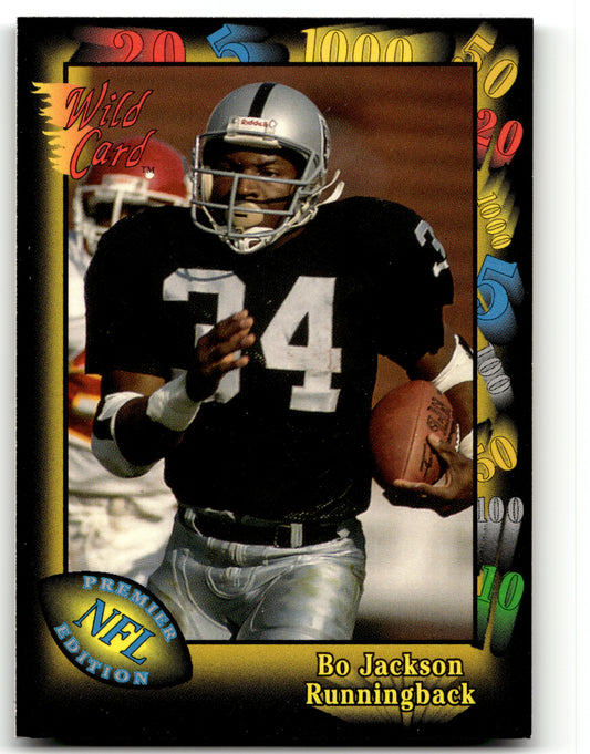 Bo Jackson - #108 - 1991 Wild Card -