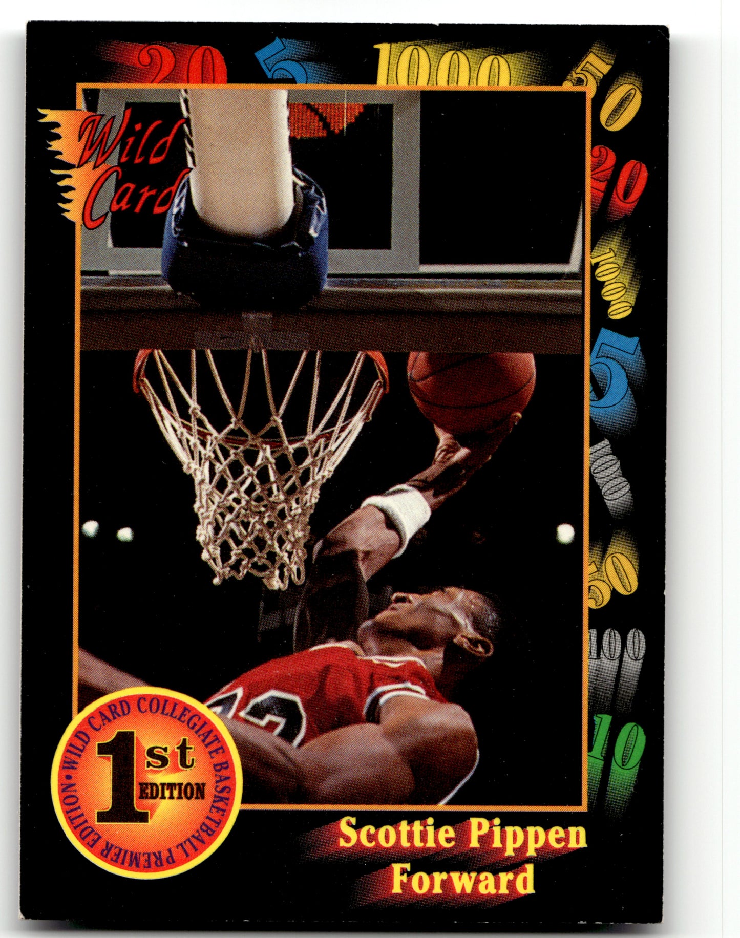 Scottie Pippen - #83 - 1991-92 Wild Card -