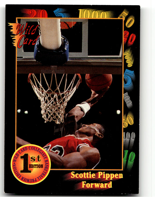 Scottie Pippen - #83 - 1991-92 Wild Card -