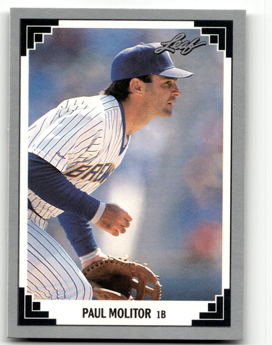 Paul Molitor - #20 - 1991 Donruss - Leaf