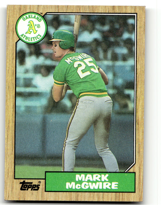 Mark McGwire - #366 - 1987 Topps - Topps