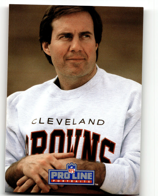 Bill Belichick - #115 - 1991 Pro Line Portraits -