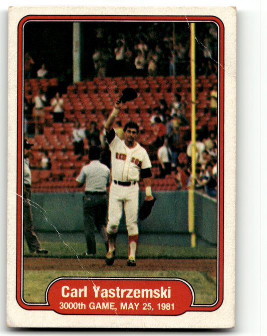 Carl Yastrzemski - #633 - 1982 Fleer - Fleer