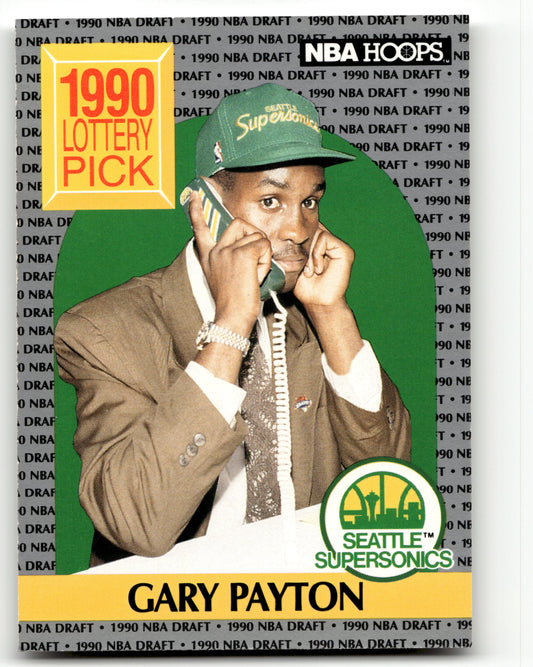 Gary Payton - #NNO - 1990 Hoops Team Night Seattle SuperSonics -