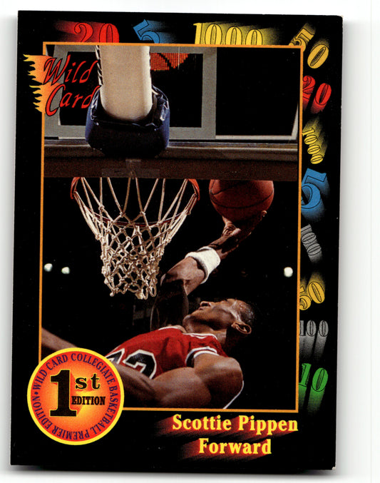 Scottie Pippen - #83 - 1991-92 Wild Card -