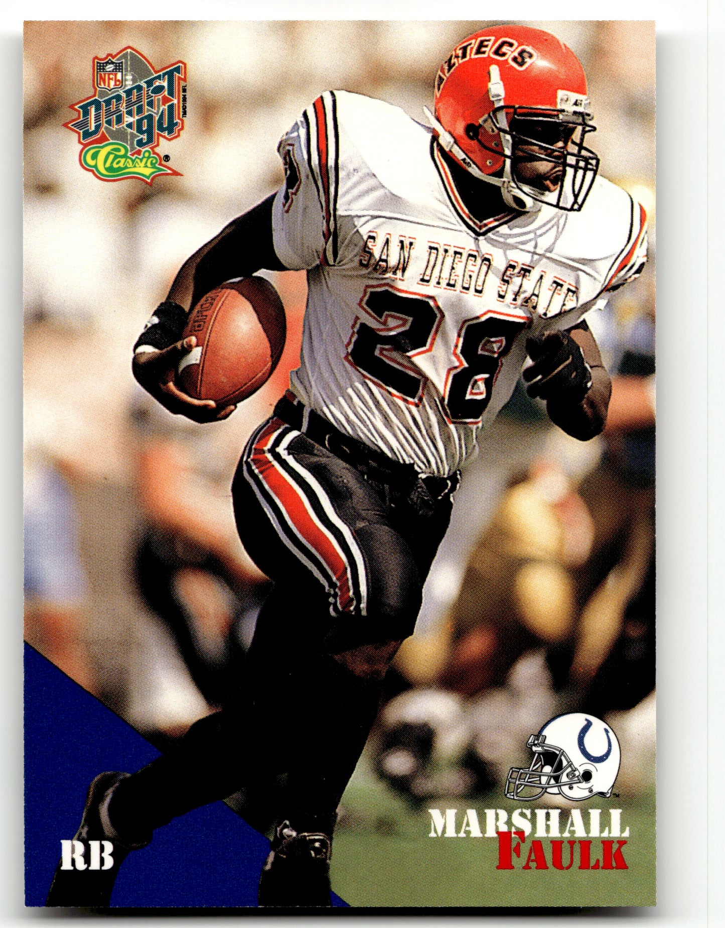 Marshall Faulk - #3 - 1994 Classic NFL Draft -