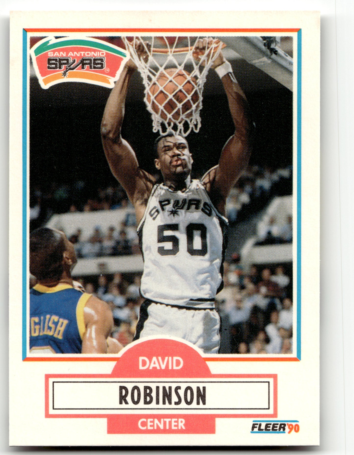 David Robinson - #172 - 1990-91 Fleer - Fleer