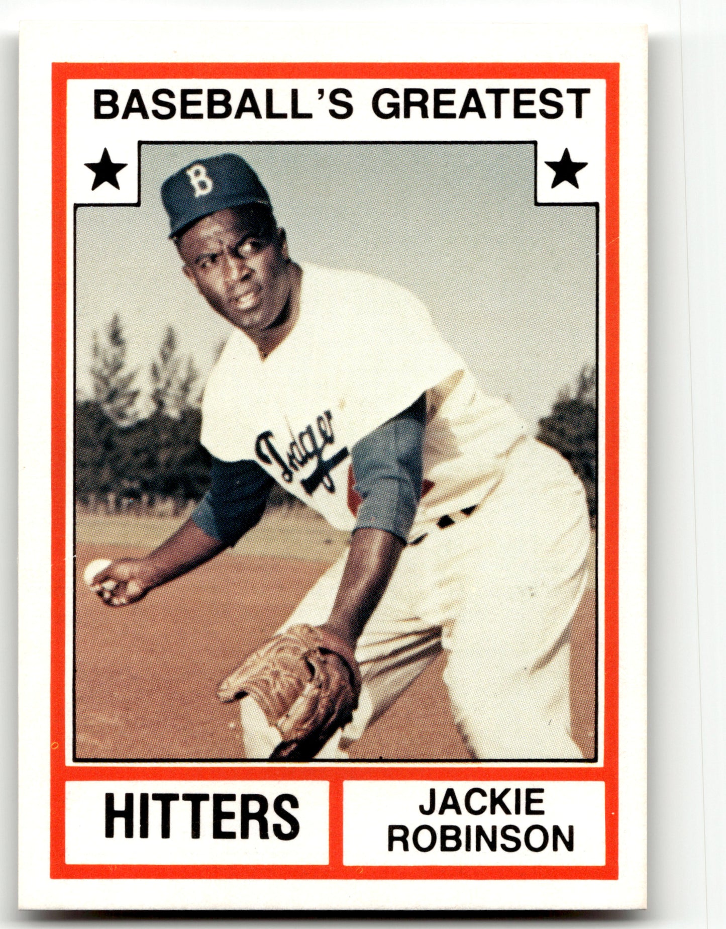 Jackie Robinson - #5 - 1982 TCMA Baseball's Greatest Hitters - TCMA