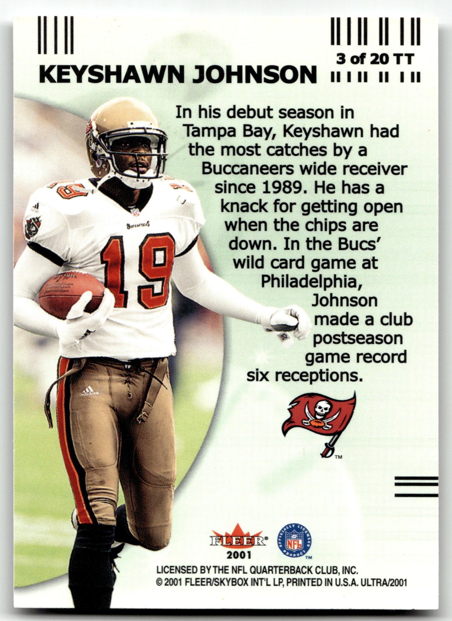Keyshawn Johnson - #3 TT - 2001 Ultra -