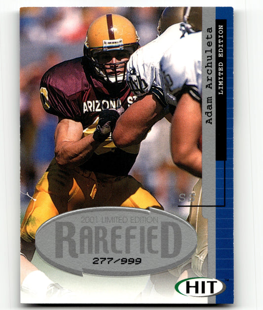Adam Archuleta - #R2 - 2001 SAGE HIT - Sage
