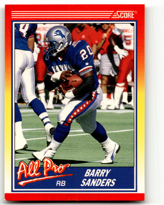 Barry Sanders - #580 - 1990 Score - Score