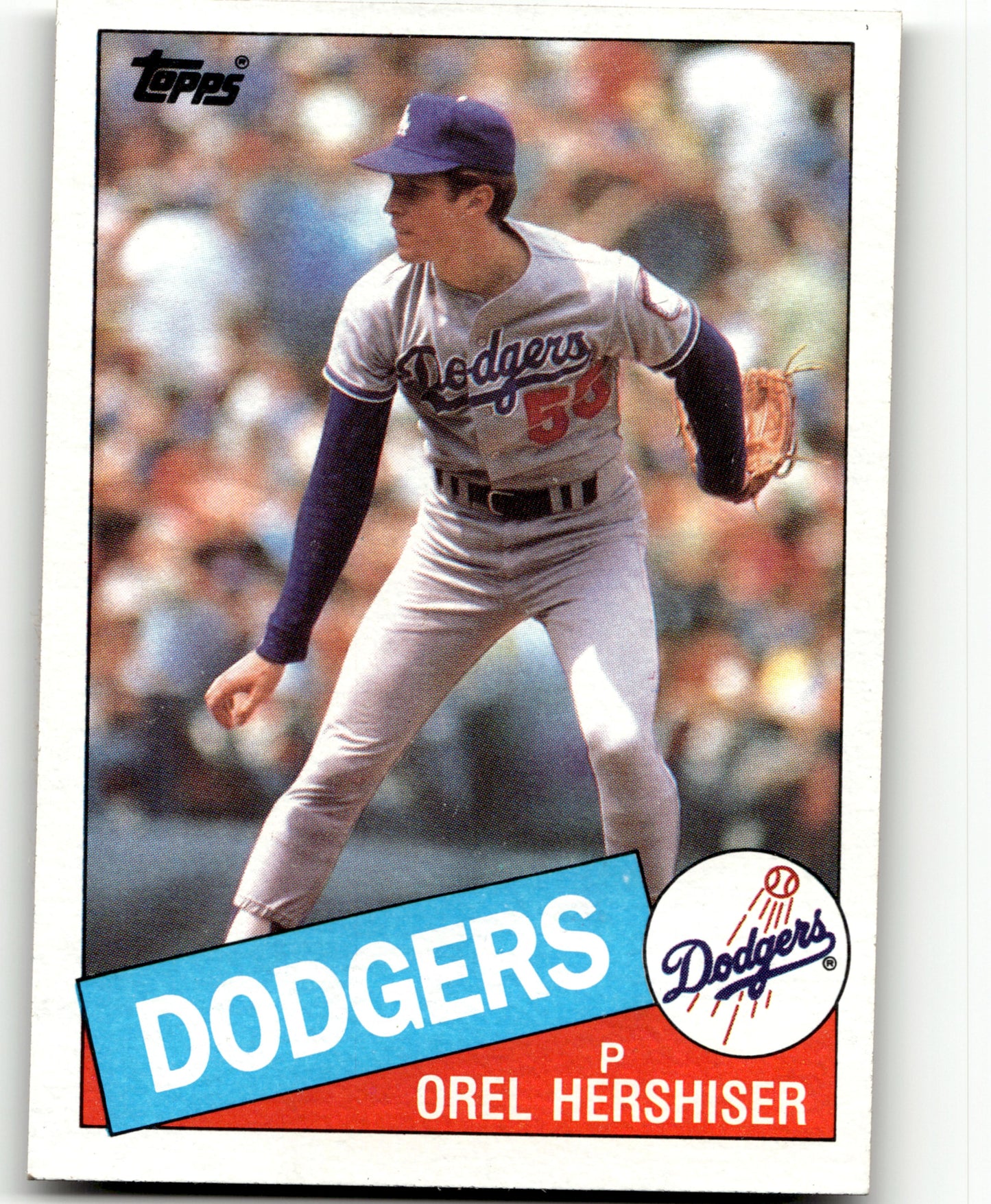 Orel Hershiser - #493 - 1985 Topps - Topps