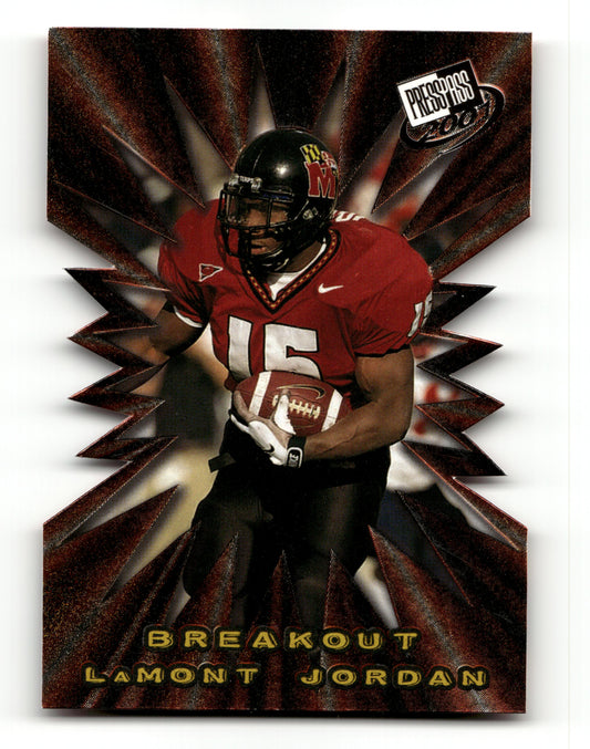 LaMont Jordan - #B10 - 2001 Press Pass - Select