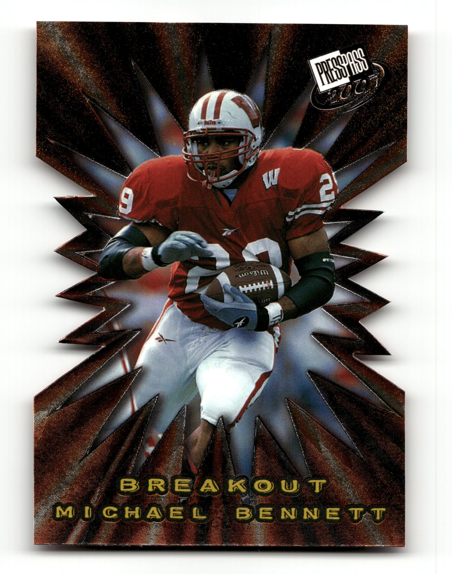 Michael Bennett - #B14 - 2001 Press Pass -