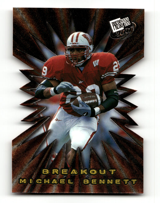 Michael Bennett - #B14 - 2001 Press Pass -
