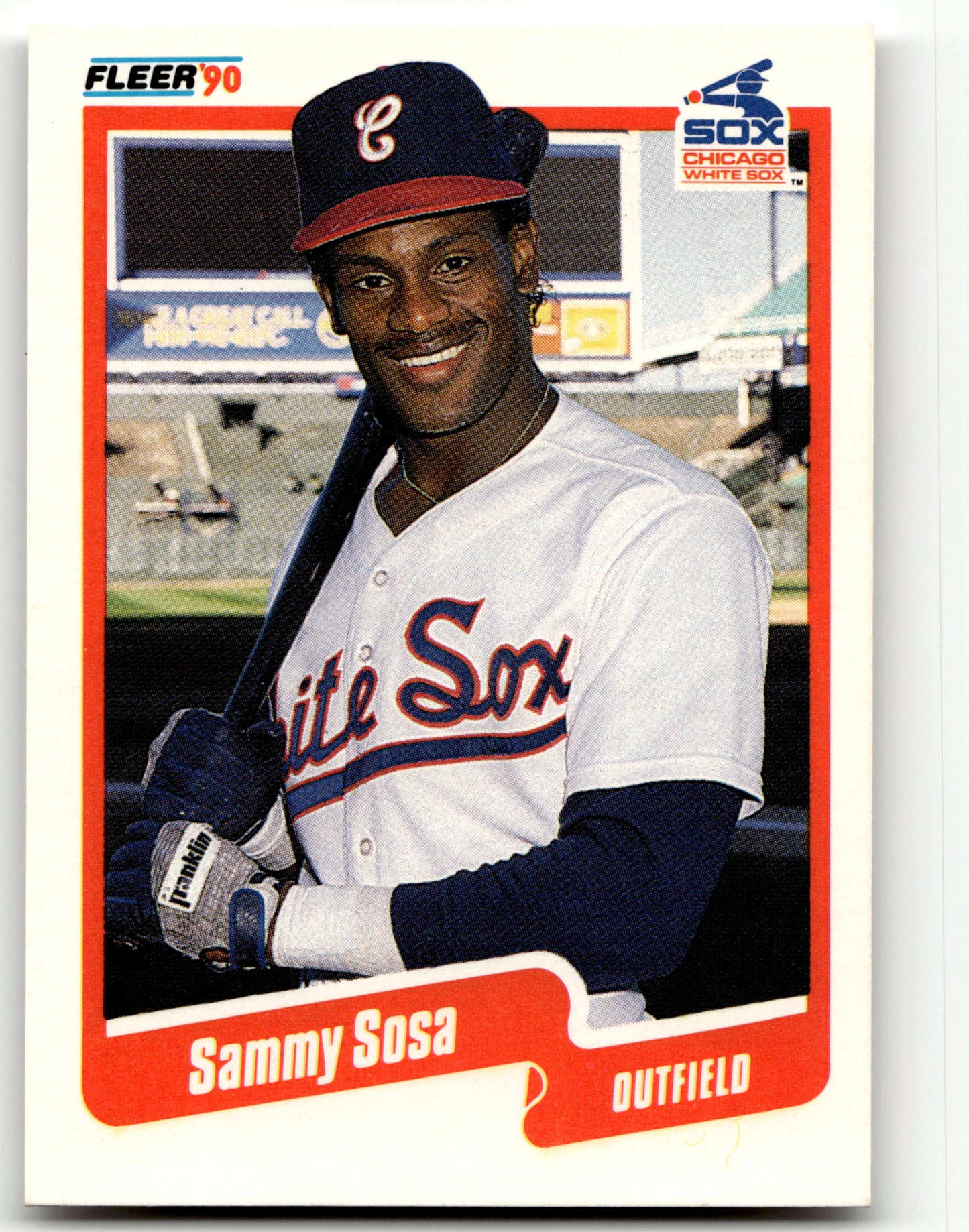Sammy Sosa - #548 - 1990 Fleer Canadian - Fleer