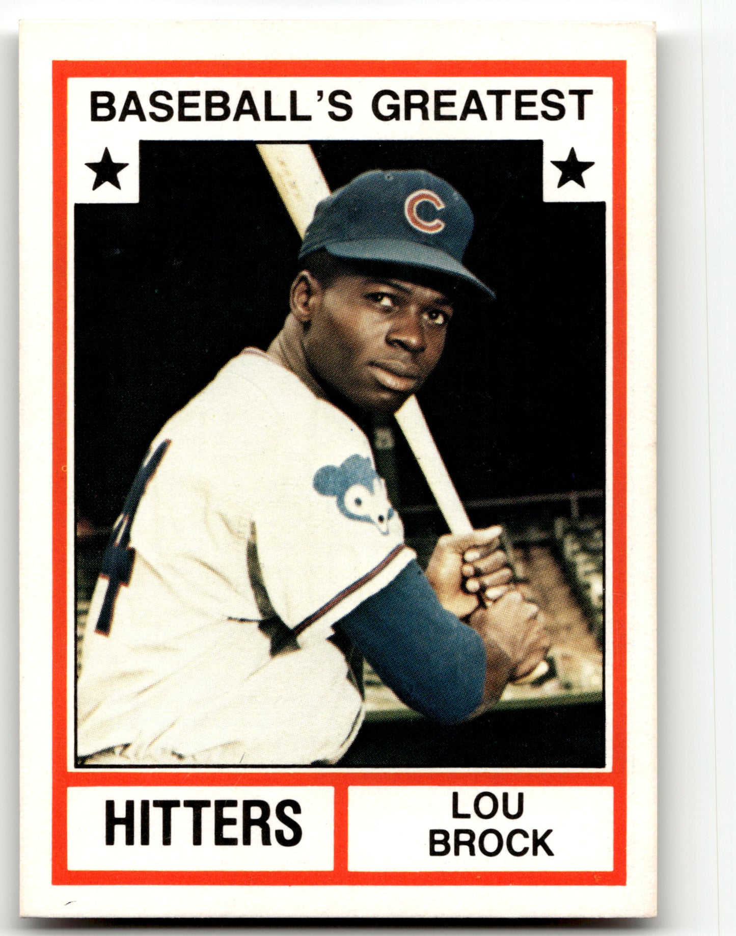 Lou Brock - #7 - 1987 TCMA 1982 Greatest Hitters - TCMA