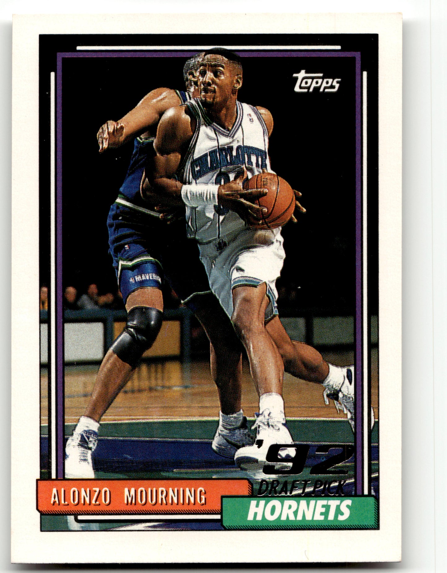 Alonzo Mourning - #393 - 1992-93 Topps - Topps