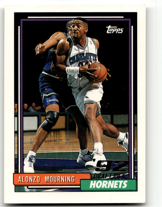 Alonzo Mourning - #393 - 1992-93 Topps - Topps