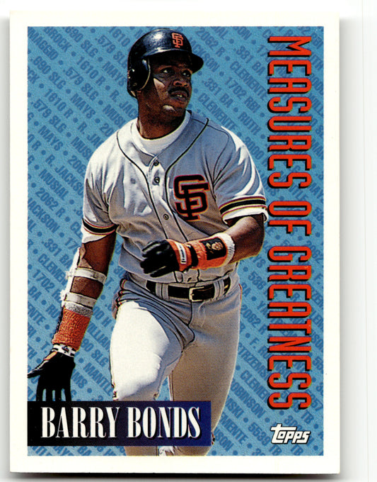 Barry Bonds - #605 - 1994 Topps - Topps